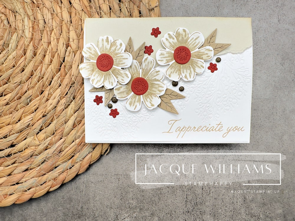 Create a pretty card with the Ink Dragging Technique and the Impressions Abloom stamp set. Tips for how to use Blender Pens!