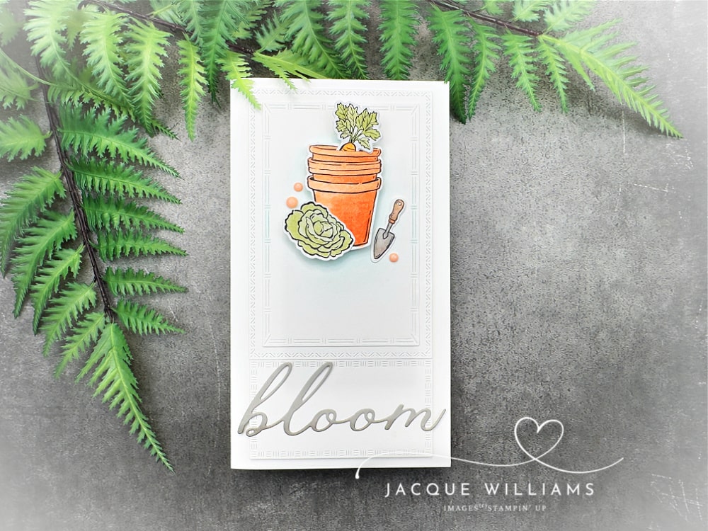 Today we've used the charming Storybook Garden bundle, paired with Watercolor Pencils and a Blender Pen.